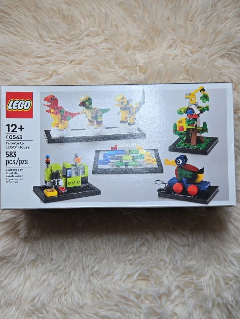 NEW LEGO House Home of the Brick Kids Toy Set - Black Box with Colorful Builds